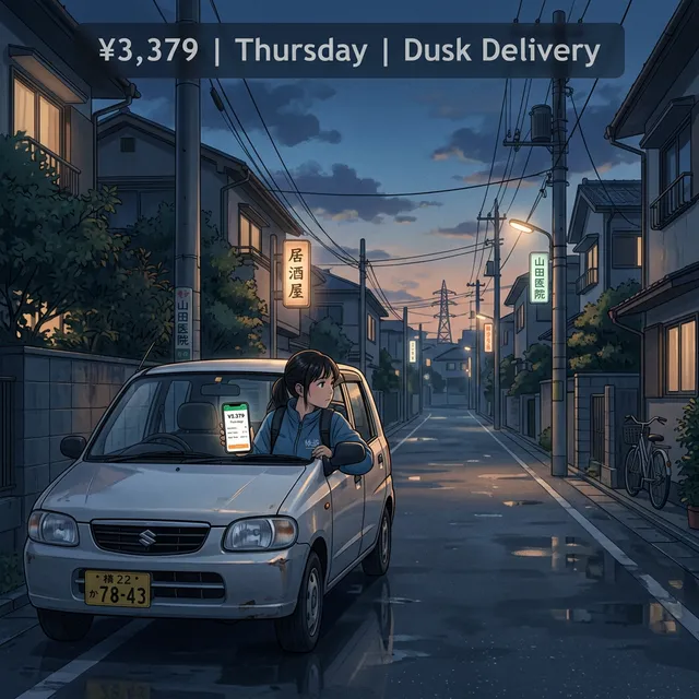 3/5 木曜日 Uber配達日報